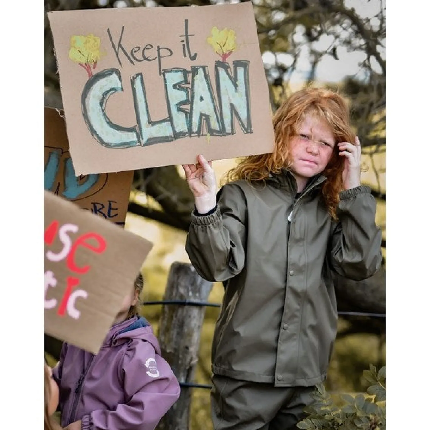 Regntøj Jakke Og Bukser Dusty Olive*Mikk-Line Hot