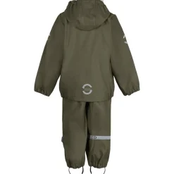 Regntøj Jakke Og Bukser Dusty Olive*Mikk-Line Hot