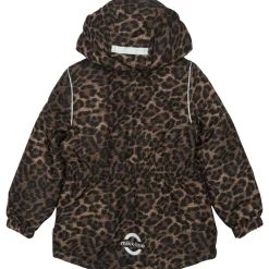 Vinterjakke "waist AOP" - Leopard*Mikk-Line Clearance