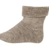 722 Light Brown Melange 489 Uld Baby Strømper*Mp Danmark Hot