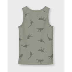 Agave Green Tank Top 2-pack Agave Green Dino Noos*Name It Clearance