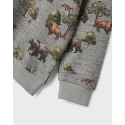 Grey Melange Nmmolin Ls Nreg Sweat Bru Box*Name It Discount