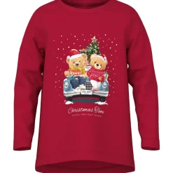 Jester Red Xmas Bunny Nmfvosmas Ls Nreg Top*Name It Discount