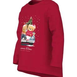 Jester Red Xmas Bunny Nmfvosmas Ls Nreg Top*Name It Discount