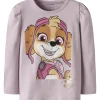 Keepsake Lilac Nmfnaja Paw Ls Top Box Cplg*Name It Discount