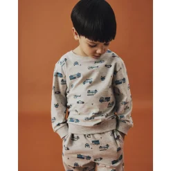 Light Grey Melange Troy Regular Sweatshirt*Name It Online