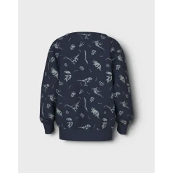 Navy Blazer Dino World Nmmvimo Ls Nreg Aop Sweat Bru*Name It New