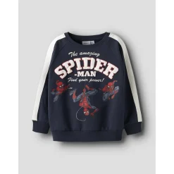 Navy Blazer Nmmobert Spider Nreg Sweat Bru Mar*Name It Clearance