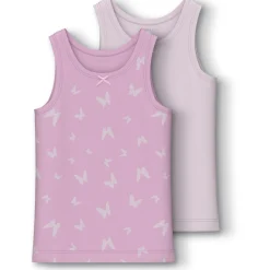 Pink Lavender Tank Top 2-pack Pink Butterfly Noos*Name It Hot