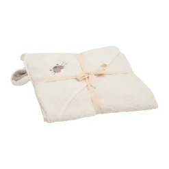babyhændklæde med hætte - Egret*PIPPI Sale
