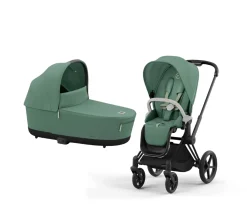 Priam inkl. Carrycot Leaf Green (kombivogn)*Cybex Discount