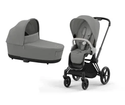 Priam inkl. Carrycot Mirage Grey (kombivogn)*Cybex Outlet