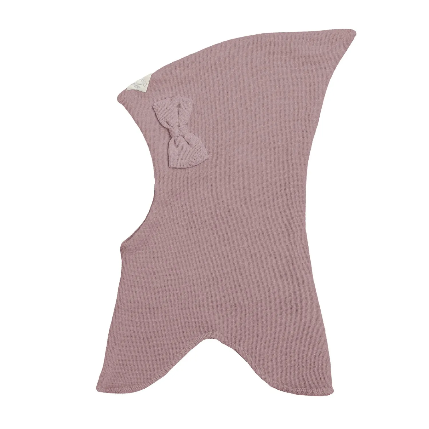 Uld Spids Elefanthue m/Sløjfe Purple Rose*Racing Kids Best