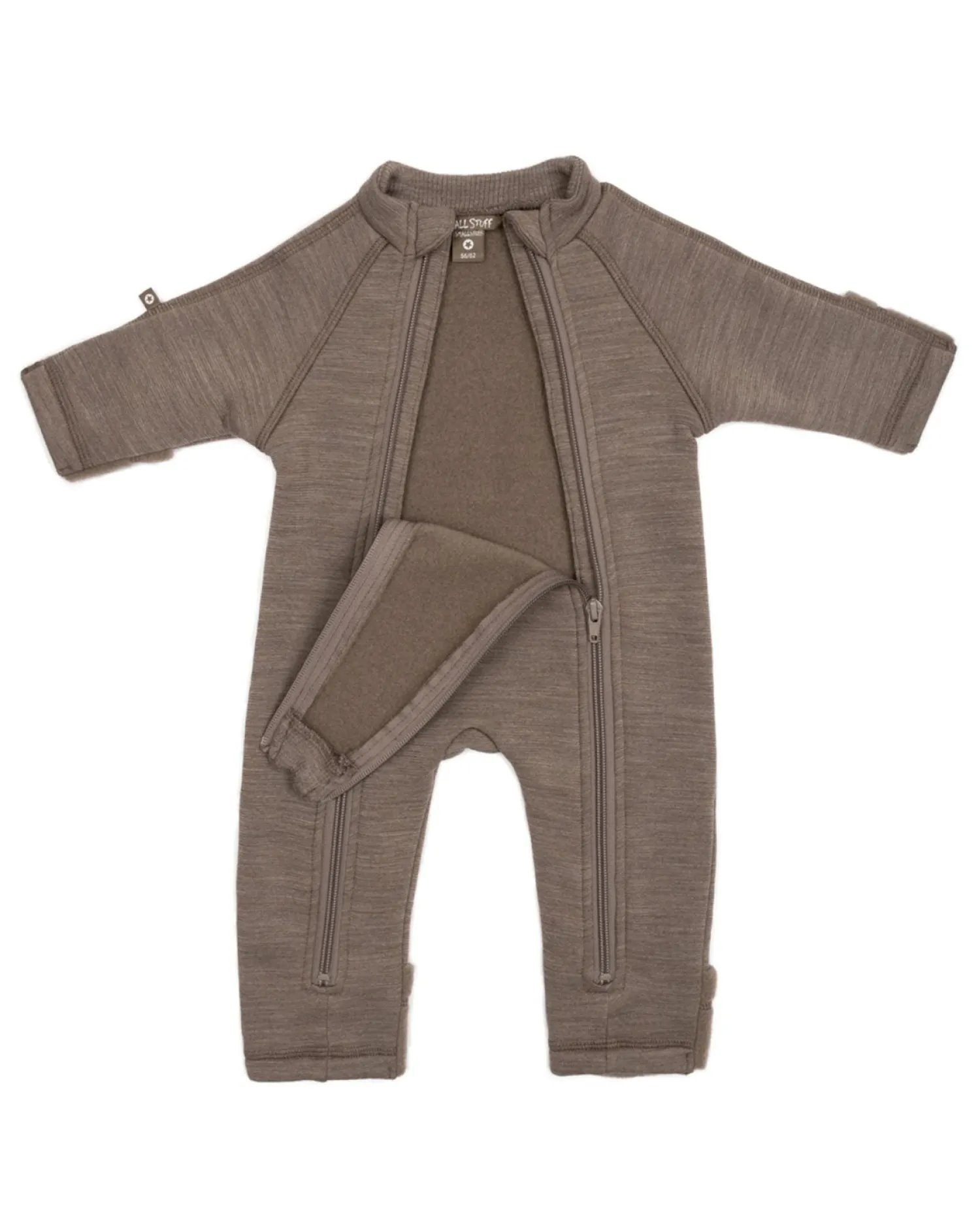 Heldragt, uld fleece, natur melange*Smallstuff Discount