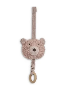 Musik uro bamse, uld bouclé, rosa*Smallstuff Online