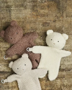 Nusseklud, bouclé merino uld, off white*Smallstuff Online