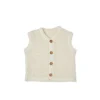 Vest, bouclé uld, off. white*Smallstuff Outlet